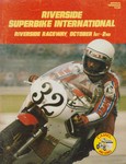 Programme cover of Riverside International Raceway (CA), 02/10/1977