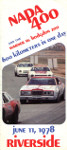 Brochure cover of Riverside International Raceway (CA), 11/06/1978