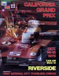 Programme cover of Riverside International Raceway (CA), 15/10/1978