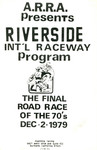 Programme cover of Riverside International Raceway (CA), 02/12/1979