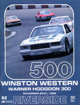 Programme cover of Riverside International Raceway (CA), 21/11/1982