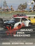 Programme cover of Riverside International Raceway (CA), 25/09/1983