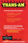 Brochure cover of Riverside International Raceway (CA), 07/10/1984