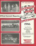 Programme cover of Riverside Park Speedway (MA), 03/05/1986
