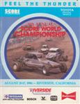 Programme cover of Riverside International Raceway (CA), 17/08/1986