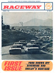 Cover of Riverside 'Raceway' Magazine, March, 1965