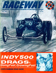 Cover of Riverside 'Raceway' Magazine, July, 1965