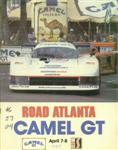 Programme cover of Road Atlanta, 08/04/1984