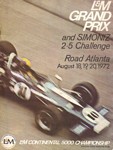 Programme cover of Road Atlanta, 20/08/1972