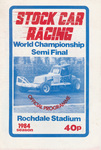 Programme cover of Rochdale Stadium, 12/08/1984