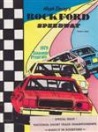 Programme cover of Rockford Speedway, 1979