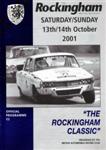 Programme cover of Rockingham Motor Speedway (GBR), 14/10/2001