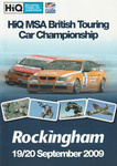 Programme cover of Rockingham Motor Speedway (GBR), 20/09/2009