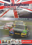 Programme cover of Rockingham Motor Speedway (GBR), 15/09/2013