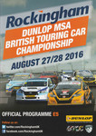Programme cover of Rockingham Motor Speedway (GBR), 28/08/2016