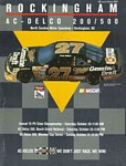 Programme cover of Rockingham Speedway (USA), 21/10/1990