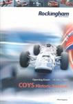 Programme cover of Rockingham Motor Speedway (GBR), 28/05/2001