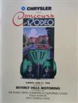 Programme cover of Rodeo Drive Concours, 1998