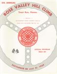 Programme cover of Rose Valley Hill Climb, 21/09/1969