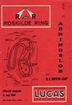 Programme cover of Roskilde Ring, 08/05/1966