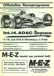 Programme cover of Rotenburg Hill Climb, 18/06/1978
