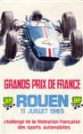 Programme cover of Rouen les Essarts, 11/07/1965