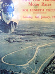 Programme cover of Roy Hesketh Circuit, 02/01/1954