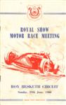 Programme cover of Roy Hesketh Circuit, 19/06/1960