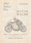 Programme cover of Roy Hesketh Circuit, 02/09/1963