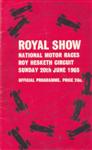 Programme cover of Roy Hesketh Circuit, 20/06/1965