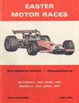 Programme cover of Roy Hesketh Circuit, 12/04/1971