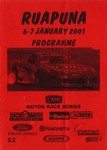 Programme cover of Ruapuna Park, 07/01/2001