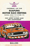 Programme cover of Ruapuna Park, 19/10/1975