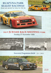 Programme cover of Ruapuna Park, 27/11/1988