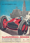 Programme cover of Saarbrücken, 24/09/1950