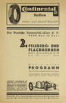 Programme cover of Saarlouis, 10/06/1934