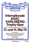 Programme cover of Saarlouis, 14/05/1978