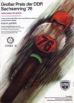 Programme cover of Sachsenring, 11/07/1976