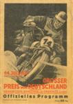 Programme cover of Sachsenring, 14/07/1935