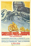 Programme cover of Sachsenring, 05/07/1936