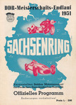 Programme cover of Sachsenring, 29/09/1951