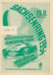 Programme cover of Sachsenring, 15/08/1954