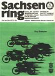 Programme cover of Sachsenring, 09/07/1972