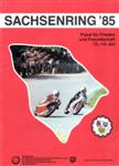 Programme cover of Sachsenring, 14/07/1985