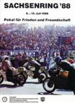 Programme cover of Sachsenring, 10/07/1988