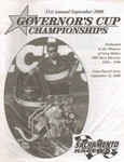 Programme cover of Sacramento Raceway, 16/09/2000