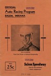 Programme cover of Salem Super Speedway, 01/06/1958