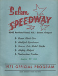 Programme cover of Salem Super Speedway, 26/06/1971