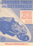 Programme cover of Salzburg-Liefering, 01/05/1961