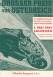Programme cover of Salzburg-Liefering, 01/05/1964